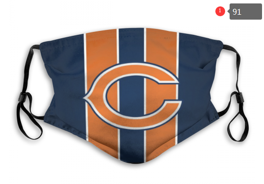 NFL Chicago Bears #5 Dust mask with filter